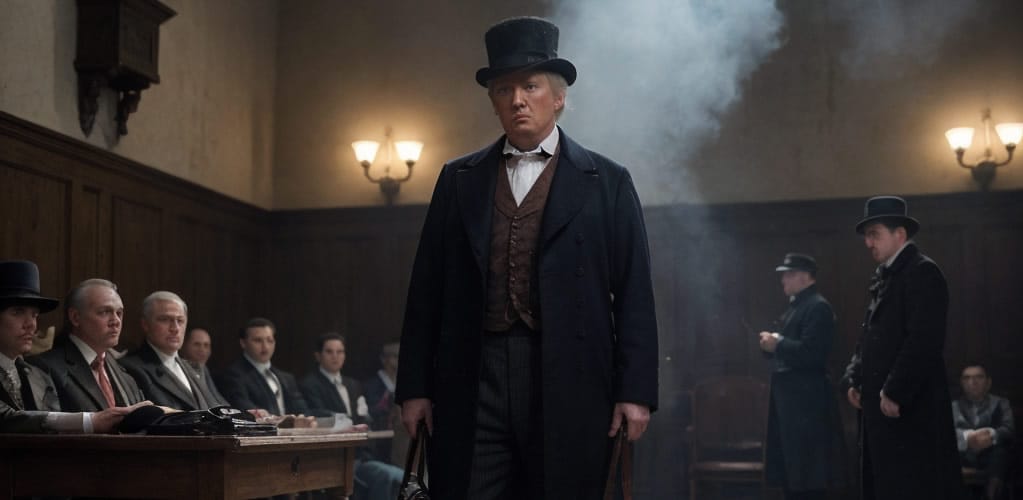 Donald Trump’s trial needs a Dickens to tell the story