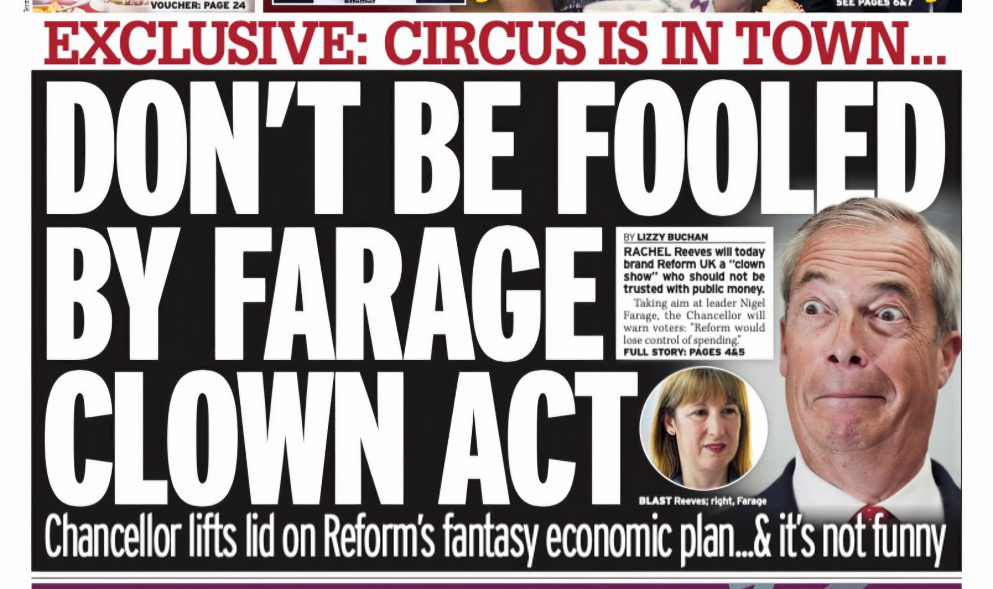 French political turmoil and UK migrant row dominate front pages today