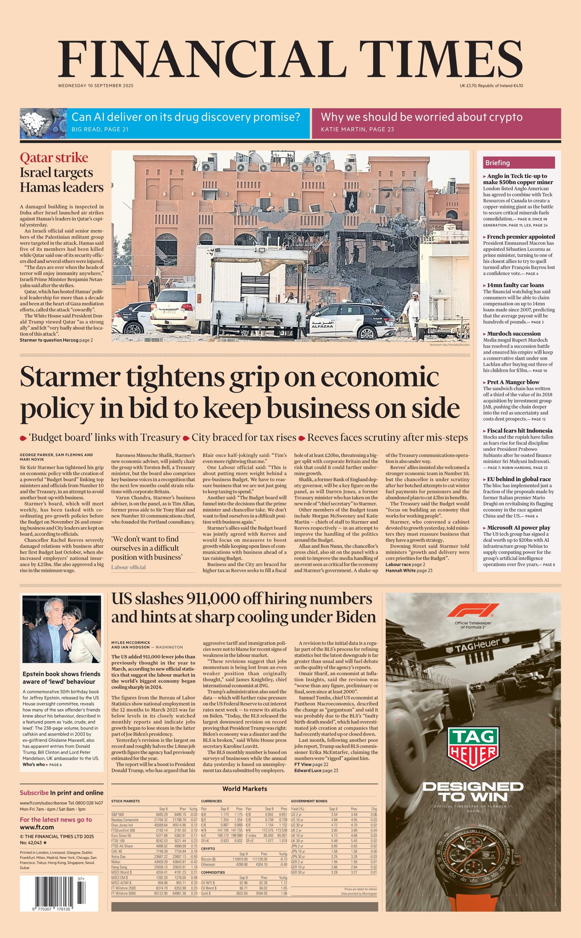 Today’s Papers 📰 10 Sep 2025