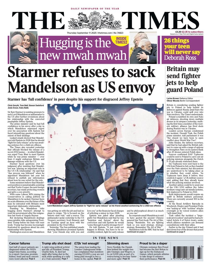 Today’s Papers 📰 11 Sep 2025