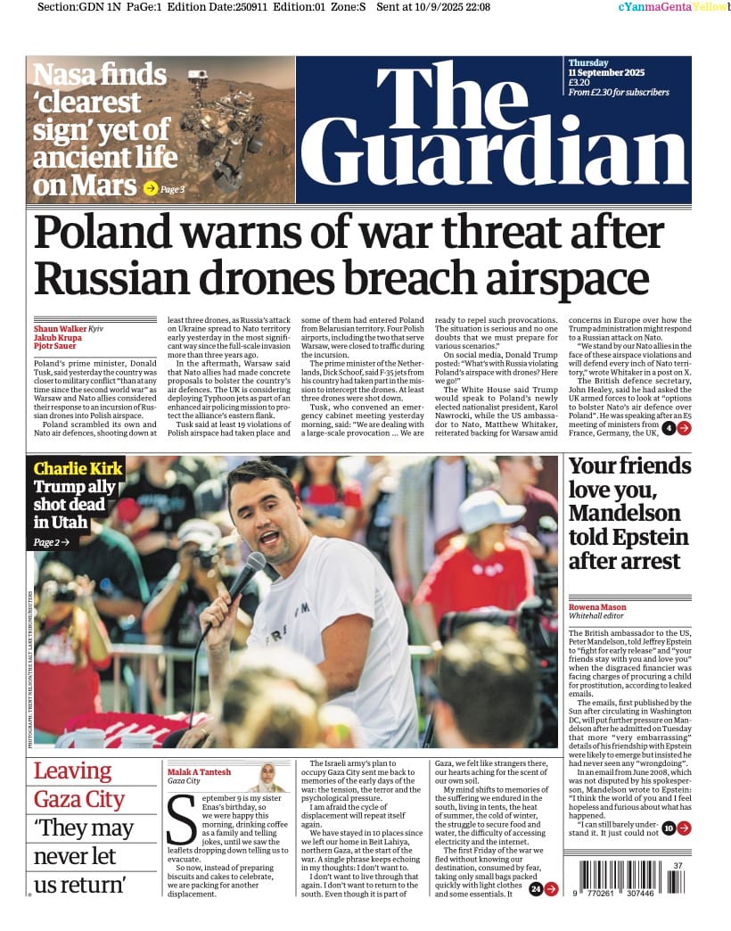 Today’s Papers 📰 11 Sep 2025