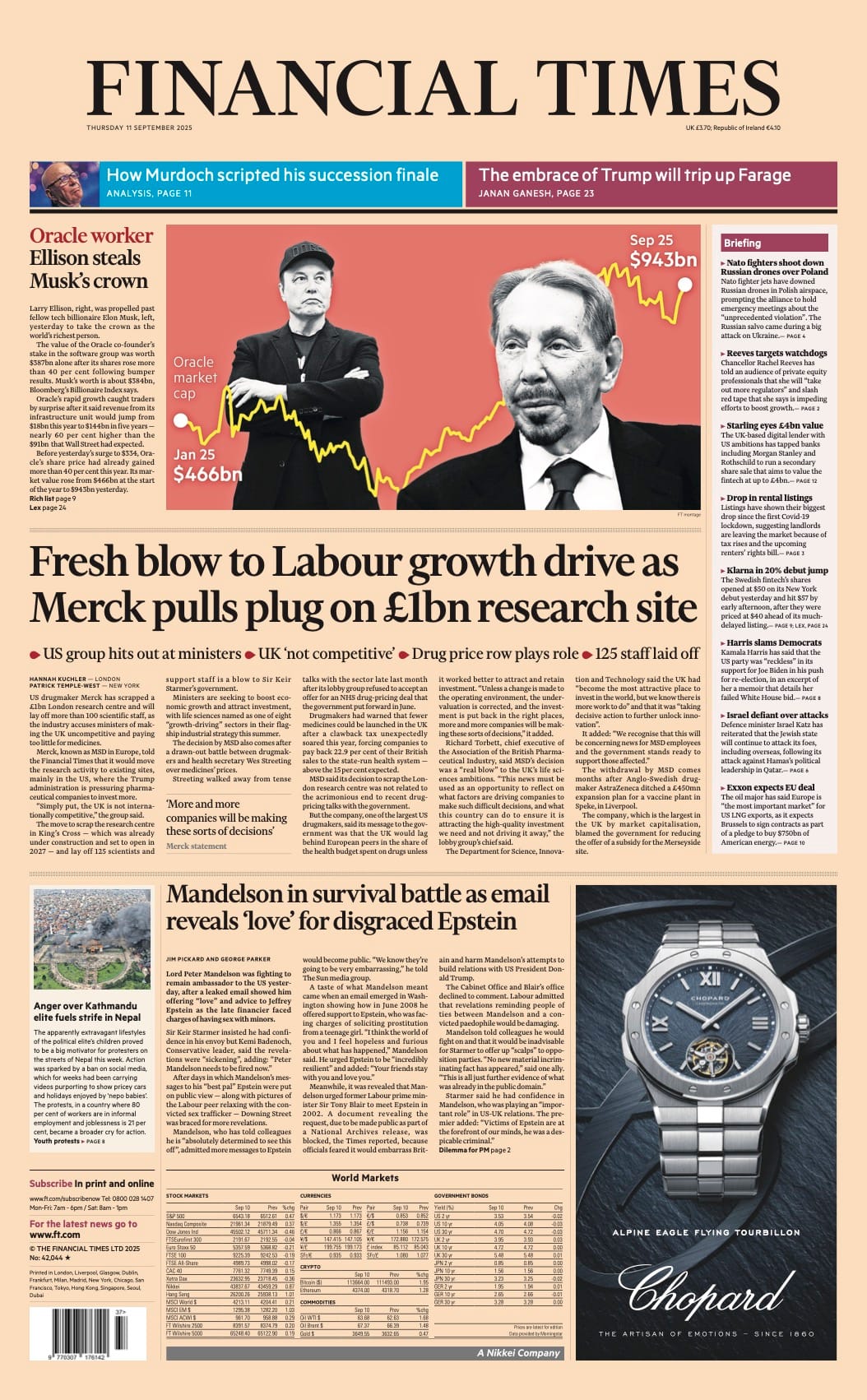 Today’s Papers 📰 11 Sep 2025