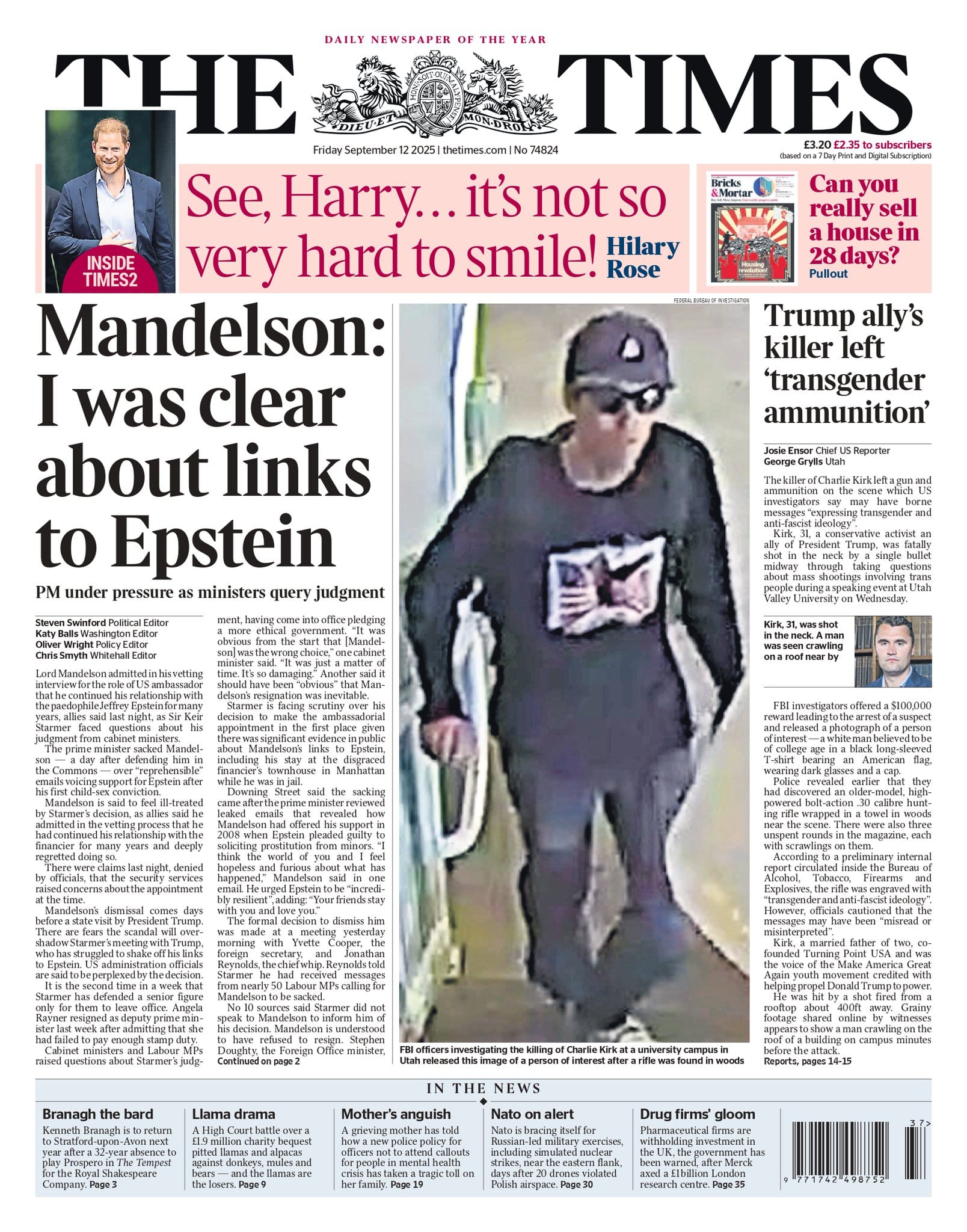 Today’s Papers 📰 12 Sep 2025