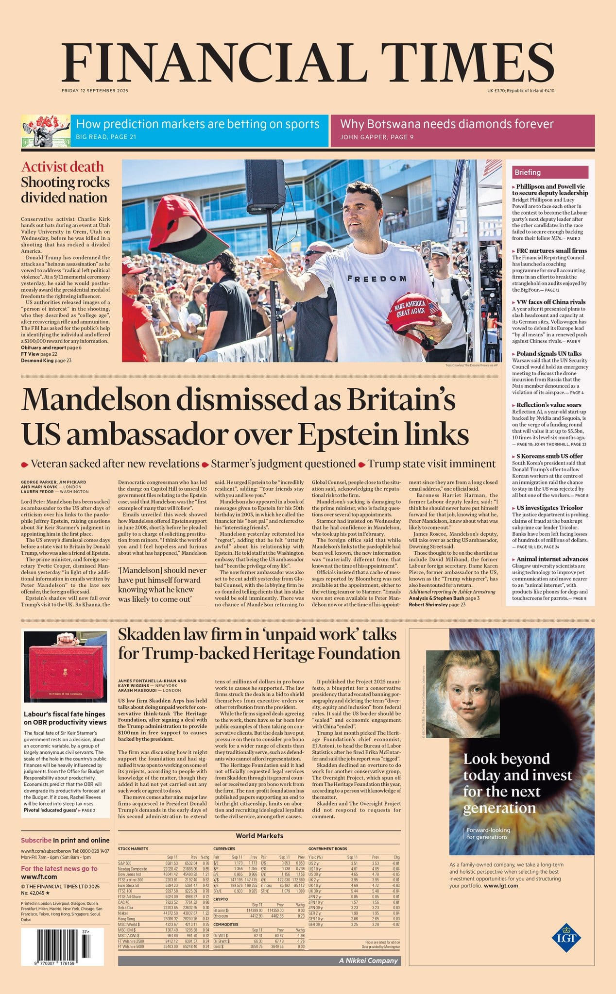 Today’s Papers 📰 12 Sep 2025
