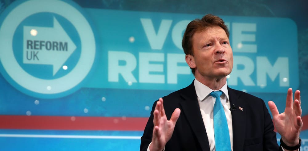 Political earthquake: Reform UK leads Westminster voting intentions post image