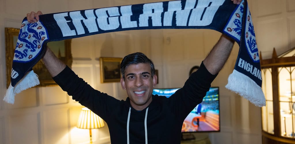 Little evidence suggests Rishi Sunak will benefit from a football feelgood factor by holding a July election – it may even be an own goal