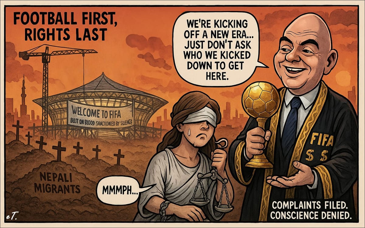 World Cup 2034: Football first, rights last