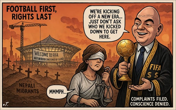 World Cup 2034: Football first, rights last