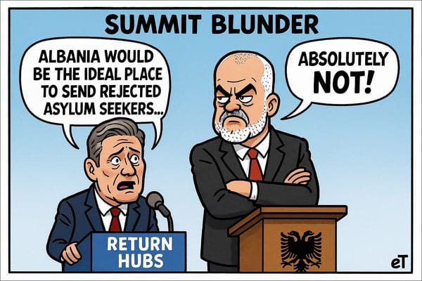Albania shuts door on Starmer’s asylum hub ambitions